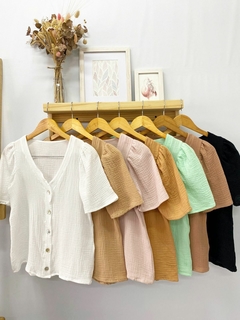 SALE ART.687 BLUSA BOTONES BAMBULA ALGODON - CITTÀ