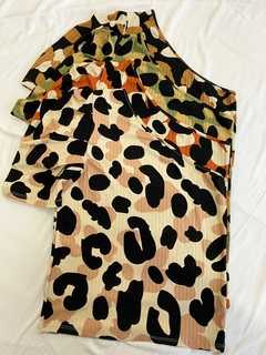 SALE ART.059E UN HOMBRO MANGA PRINCESA TABLAS MORLEY ESTAMPADO