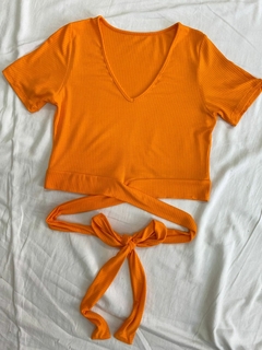 SALE ART.063 REMERA V TIRAS MORLEY VISCOSA - comprar online