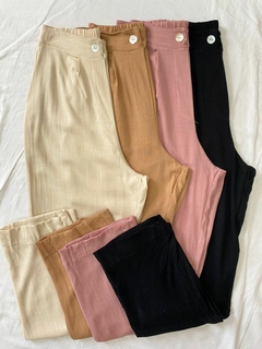 ART.050 BABUCHA C/BOTON LINO SPANDEX - comprar online