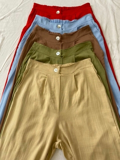ART.050 BABUCHA C/BOTON LINO SPANDEX - CITTÀ