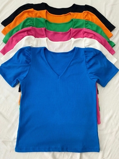 SALE ART.083 REMERA CUELLO V MORLEY PORTOFINO