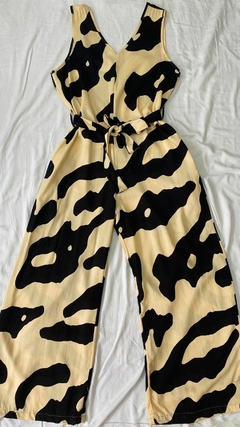 ART.802E MONO LARGO C/BOLSILLO LATERAL LINO ESTAMPADO - comprar online