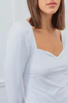 ART.752 REMERA ESCOTE CORAZÓN *MODAL SOFT GAMUZADO*