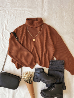 Sweater polera ancho - comprar online