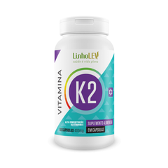 Vitamina K2 Linho Lev 400Mg 60 Cápsulas