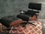 (MW) Sillon Miller de cuero de Manifesto / 68x51x41/85- apoya pie 68x50x44