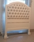 (JB) Respaldo capitone tapizado en cuero de Oromanta 101 × 3 × 126 - comprar online