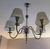 (JB) Lampara de techo cromada / 80 × 85