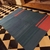 (MG) Kilim de algodón azul y rojo / 244 x 168 - comprar online