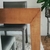 (FJ) Juego de comedor Mesa de madera enchapad y 6 sillas tapizadas en cuero italiano / Mesa 220 x 110 x 78 / sillas 46 x 45 x 45 en internet