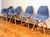 (JB) Set de 2 sillas y 2 sillones Eames / 46 × 38 × 81/63 × 54 × 80