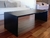 (JB) Mesa baja madera laqueada negra / 151 × 45