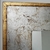(FJ) Espejo marco de madera pintada con papel dorado y plateado /80 x 102 - comprar online