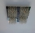 (JB) Lampara colgante de vidrio. Plafon cromado caireles de vidrio / diámetro 10 × 70 × 110/ 40 × 40 - comprar online