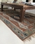 (DL) Mesa de madera, 6 sillas de ratan y alfombra - comprar online