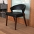 (MG) Mesa de comedor enchapada con vidrio en la tapa y seis sillas de eco cuero negras / 2 x 105 / 50 x 50 x 46 x 74 - comprar online