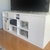 (SF) Mueble tv laqueado blanco / 190x65x84