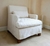 (JB) Sillon estructura madera, patas de lapacho, con funda canvas crudo. Nuevo / 85 × 66 × 90