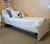 (JB) Cama madera laqueada / 196 × 90 × 99