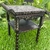 (TL) Mesa antigua oriental con incrustaciones de nacar / 71x50x82