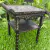 (TL) Mesa antigua oriental con incrustaciones de nacar / 71x50x82