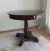 (JB) Mesa costado madera caoba / diámetro 80 × 70