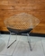 (JB) Sillon estructura de acero cromado con almohadon / 84 × 170 × 74