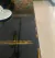 (SF) Mesa de comedor negra con beta dorada laqueada de Eugenio Aguirre / 2x1x75 en internet