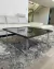 ( SA) Mesa ratona tapa espejo negro / 90 x 90 x 34 alto - comprar online