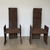(SF) Diez sillas de ratan natural respaldo alto / 55x50x45 120(alto respaldo)