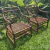 (TL) 2 sillones de caña Malaka / 55x50x82