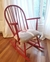 (MG) Silla mecedora roja / 50 x 50 x 45/90