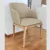 (JB) Juego comedor, mesa madera enchapada en petiribi, patas petiribi maciza, 8 sillas madera petiribi tapizadas ne lino, dos con apoyabrazos / 210 × 1 × 76/53 × 48 × 80/55 × 49 × 82 en internet