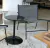 (MG) Dos sillones grises estructura de hierro (las mesas no se venden) / 55 x 50 x 40/70