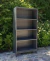 (JB) Biblioteca madera laqueada de Crate & Barrel / 72 × 38 × 145