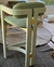 (MG) 4 banquetas tapizadas en lino washed green / 57 x 47 x 74/102 - comprar online