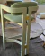(MG) 4 banquetas tapizadas en lino washed green / 57 x 47 x 74/102 - comprar online