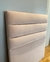 (MG) Respaldo de cama tapizado en terciopelo rosa de Delevie / 110 x 130 alto - comprar online