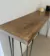 (MW) Consola de madera de lenga c estructura hierro / 120x30x75 - comprar online