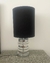 (JB) Lampara de mesa vidrio y acrílicode Landmark / diámetro pantalla 25 × 30/ altura 54