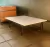 (MG) Mesa ratona de mármol con base de hierro / 106 x 80 x 34