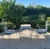 (TL) Juego de hierro exterior / mesa 71x50x64 Sillones 62x55x92