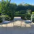 (TL) Juego de hierro exterior / mesa 71x50x64 Sillones 62x55x92