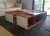 (JB) Dos mesas ratonas madera maciza, laqueada / 142 × 51 × 40