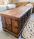 (MW) Baúl madera macizo y hierro sin uso- importado / 115x40x40 - comprar online