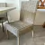 (TL) Silla de rattan sintético y base de aluminio NUEVA / 50x44x90