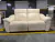 (DL) Sofa de cuero con apoya cabezas reclinable / 180x90x96