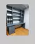 (JB) Biblioteca con escritorio madera laqueada / 2 × 61 × 235 - comprar online