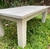 (TL) Mesa ratona de pino oregon con patina color ceniza / 120x60x45
